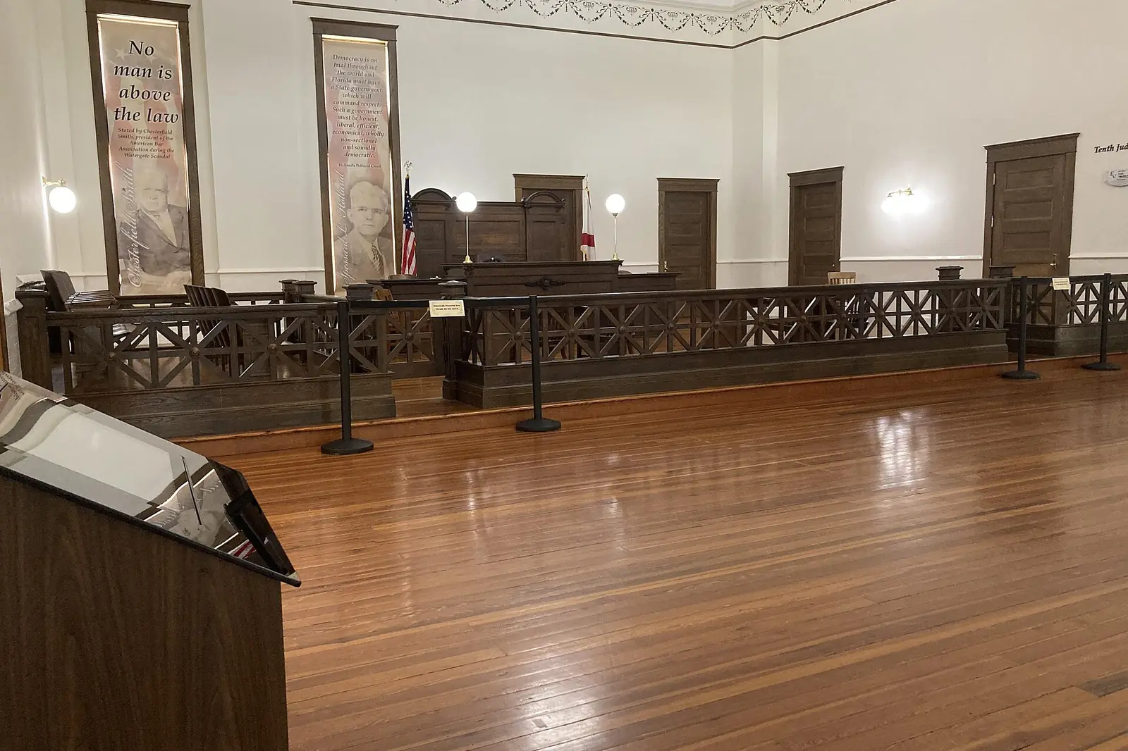Historic Polk County courthouse interior in Bartow — the county seat's older buildings carry older pest pressure